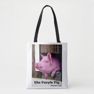De Paarse Varkenspijn Canvas tas