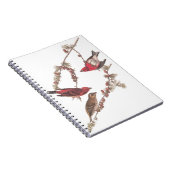 De Paarse vinken van Audubon op de naaldbomen Notitieboek (Rechterzijde)