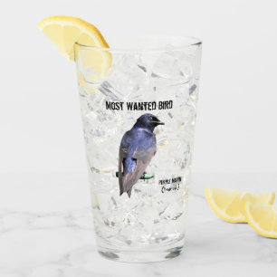 De paarse Vogel van Martin Most Wanted Glas