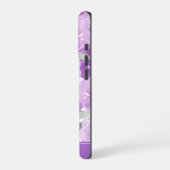 De Paarse Waterverf van Lavender Floral iPhone Hoesje (Linkerkant)