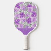 De Paarse Waterverf van Lavender Floral Pickleball Paddle (Voorkant)