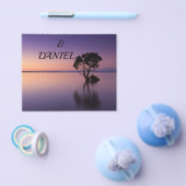 DE PAARSE WEDINGINVITATIE FLYER (Enkel)