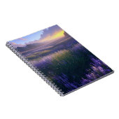 De Paarse weide bij zonsondergang Notitieboek (Rechterzijde)