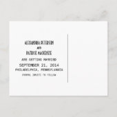 De Paarse  Zwemmen sparen het Briefkaart van de Da (Achterkant)