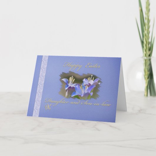 De paasdochter en schoonzoon van de Kaart (Voorkant)