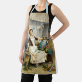 De paaseieren, mooi  schilderij schort (Insitu)