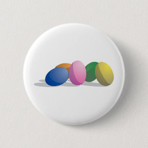 De Paaseieren van de gradiënt Ronde Button 5,7 Cm