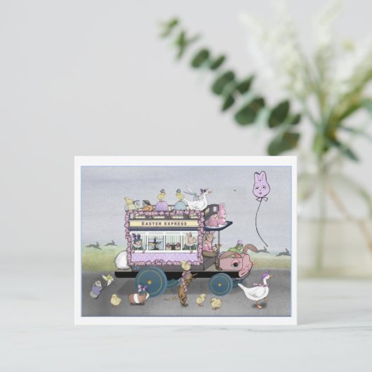 De paasExpress Briefkaart (Staand voorkant)
