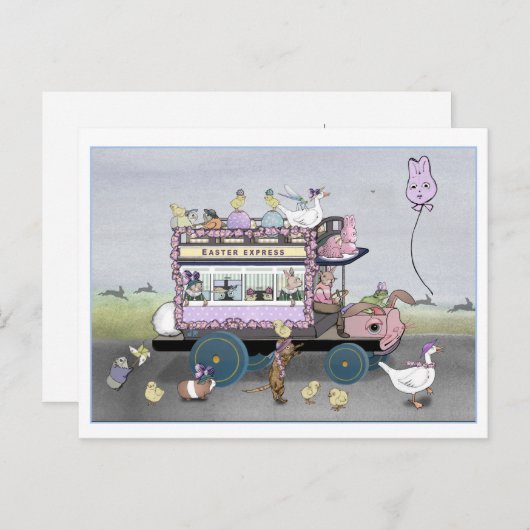 De paasExpress Briefkaart (Voorkant / Achterkant)