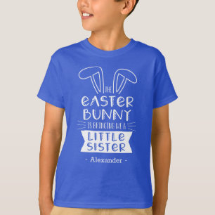 De paashaas brengt me een klein zusje t-shirt