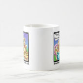 De paashaas is een rommeltje. koffiemok (Center)