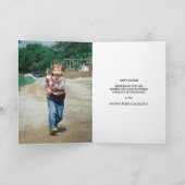 De paashaas jongleert met de paaseieren kaart (Binnen)