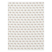 De paashaas jongleert met de paaseieren tafelkleed (Voorkant)