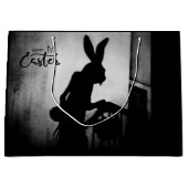 De paashaas komt eraan groot cadeauzakje (Voorkant)