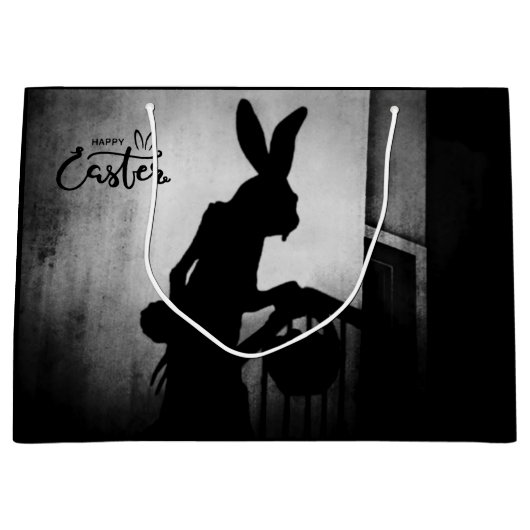 De paashaas komt eraan groot cadeauzakje (Voorkant)