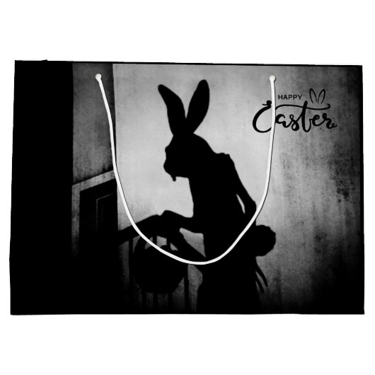 De paashaas komt eraan groot cadeauzakje (Achterkant)