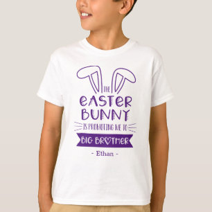 De paashaas promoveert me tot Big Brother T-shirt
