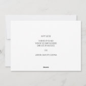 De paashaas verzamelt paaseieren feestdagenkaart (Achterkant)