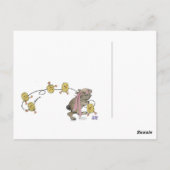 De paaszonsopkomst briefkaart (Achterkant)