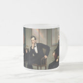 De pacemakers met Abraham Lincoln Matglas Koffiemok (Voorkant rechts)