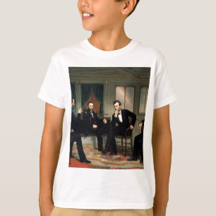 De pacemakers met Abraham Lincoln T-shirt