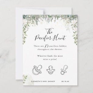 De Pacifier Hunt   BABY SHOWER