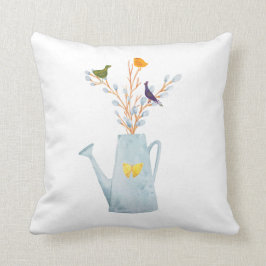 De pacock, de Duck en de Chick Kussen