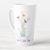 De pacock, de Duck en de Chick Latte Mok (Linkerhoek)