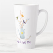 De pacock, de Duck en de Chick Latte Mok (Rechts)