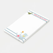 De pacock, de Duck en de Chick Post-it® Notes (Schuin)