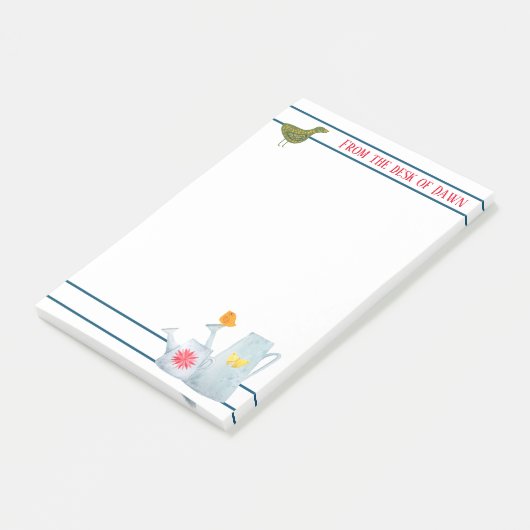 De pacock, de Duck en de Chick Post-it® Notes (Schuin)