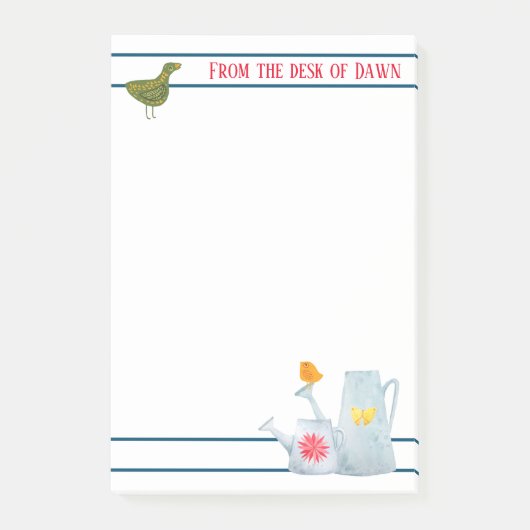 De pacock, de Duck en de Chick Post-it® Notes (Voorkant)