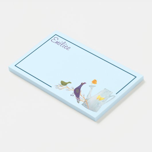 De pacock, de Duck en de Chick Post-it® Notes (Schuin)