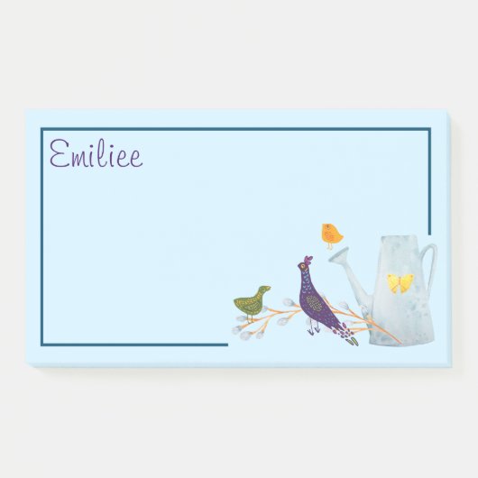 De pacock, de Duck en de Chick Post-it® Notes (Voorkant)