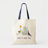 De pacock, de Duck en de Chick Tote Bag (Voorkant)