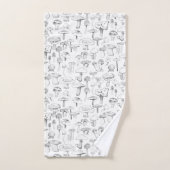 De paddenstoel bad handdoek (Handdoek)