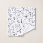 De paddenstoel bad handdoek (Wasdoekje)