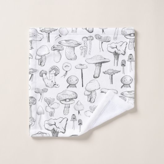 De paddenstoel bad handdoek (Wasdoekje)