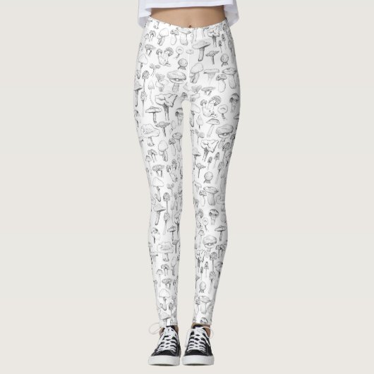 De paddenstoel leggings (Voorkant)