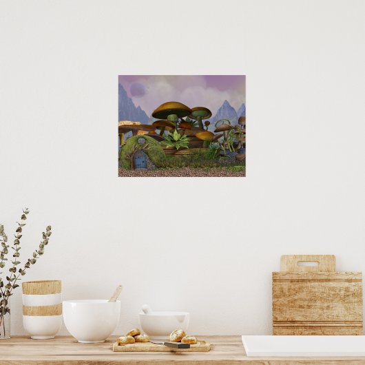 De paddenstoel Penfield Poster (Keuken)
