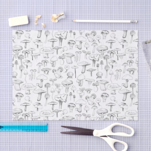 De paddenstoel tissuepapier (Craft)