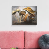 De paddenstoeldraak verplaatsen canvas afdruk (Insitu (Woonkamer))