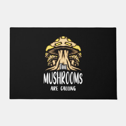 De paddenstoelen roepen deurmat (Voorkant)