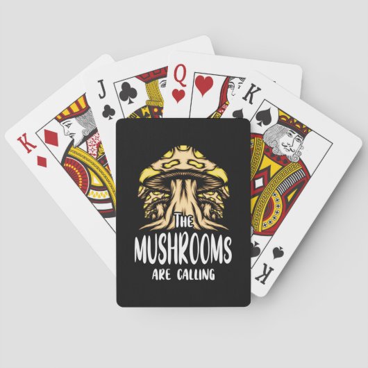 De paddenstoelen roepen pokerkaarten (Achterkant)