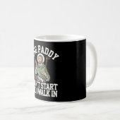 De Paddy begint niet tot ik naar binnen loop Funny Koffiemok (Voorkant rechts)