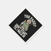De Paddy begint niet tot ik naar binnen loop Grapp Servet (Hoek)