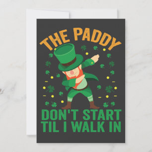 De Paddy begint pas als ik in St Patrick loop Kaart
