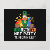 De Paddy niet Patty St Patricks Day Briefkaart (Voorkant)
