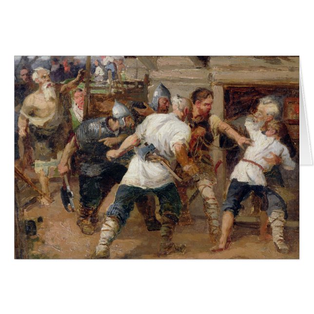 De Pagans doodden de eerste christenen (Voorkant Horizontaal)