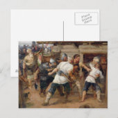 De Pagans doodden de eerste christenen Briefkaart (Voorkant / Achterkant)